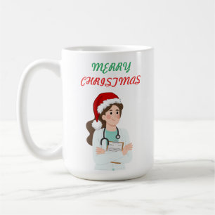 Frohe Weihnachten Arzt Anerkennung Feiertag Design Kaffeetasse
