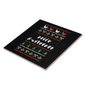 Frohe Weihnachten - ASL American Sign Language I Fliese (Seite)