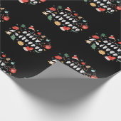 Frohe Weihnachten - ASL American Sign Language III Geschenkpapier (Ecke)