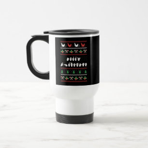 Frohe Weihnachten - ASL Amerikanische Gebärdenspra Reisebecher