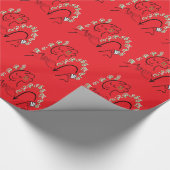 Frohe Weihnachten ASL Geschenkpapier (Ecke)