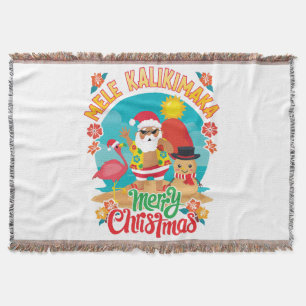 Frohe Weihnachten auf Hawaii mit Mele Kalikimaka Decke