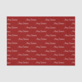 Frohe Weihnachten auf Rot Seidenpapier (Vorderseite)