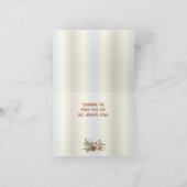 Frohe Weihnachten auf Shiny Silver Hintergrund (Innenseite)