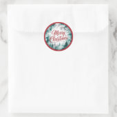 Frohe Weihnachten Aufkleber (Tasche)