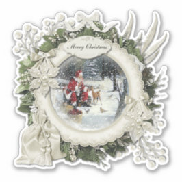 Frohe Weihnachten Aufkleber