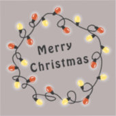 Frohe Weihnachten Aufkleber (Vorderseite)