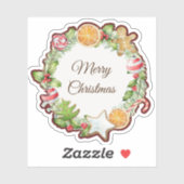 Frohe Weihnachten Aufkleber (Blatt)