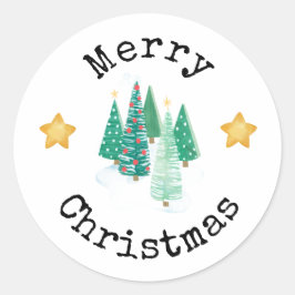 Frohe Weihnachten Aufkleber