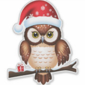Frohe Weihnachten Aufkleber (Vorderseite)