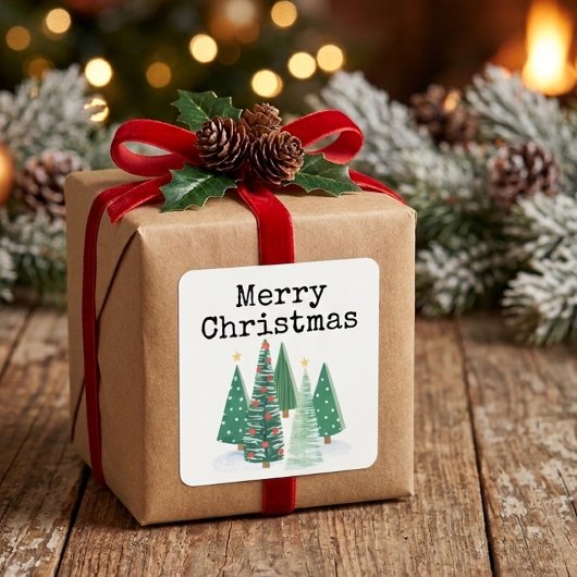 Frohe Weihnachten Aufkleber