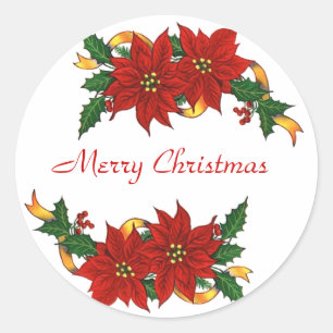 Frohe Weihnachten AUFKLEBER