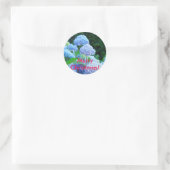 Frohe Weihnachten! Aufkleber Blue Lavender Hydrang (Tasche)
