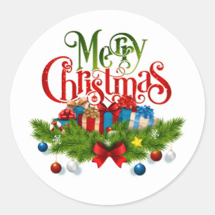 Frohe Weihnachten Aufkleber – Festliche Geschenke 