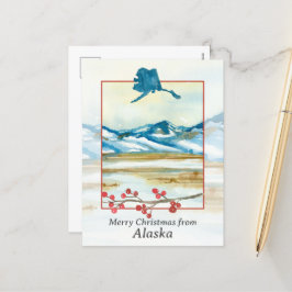 Frohe Weihnachten aus Alaska Tundra Winterberg