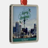 Frohe Weihnachten aus Auckland Ornament Aus Metall (Rechts)