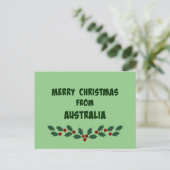 Frohe Weihnachten aus Australien (Stehend Vorderseite)