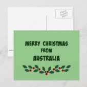 Frohe Weihnachten aus Australien (Vorne/Hinten)