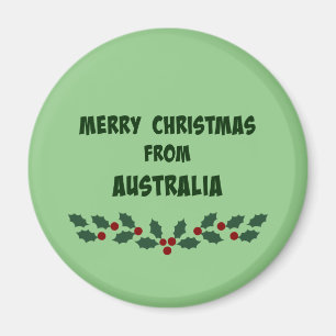 Frohe Weihnachten aus Australien Magnet