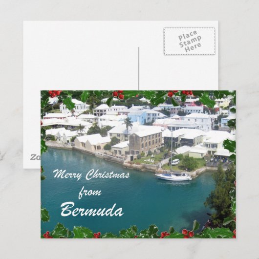 Frohe Weihnachten aus Bermuda (Vorne/Hinten)