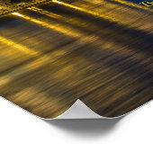 Frohe Weihnachten aus Budapest - Donau Fluss Poster (Ecke)