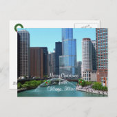 Frohe Weihnachten aus Chicago Illinois (Vorne/Hinten)