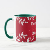 Frohe Weihnachten aus Chicago, Illinois Tasse (Links)