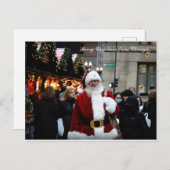 Frohe Weihnachten aus Chicago /Santa (Vorne/Hinten)
