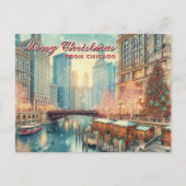 Frohe Weihnachten aus Chicago Weihnachten Weihnach (Vorderseite)