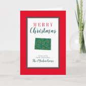 Frohe Weihnachten aus Colorado Karte (Vorderseite)