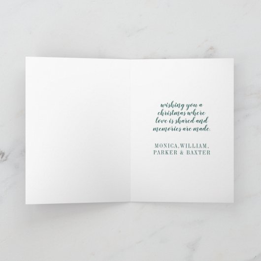 Frohe Weihnachten aus Colorado Karte (Innenseite)