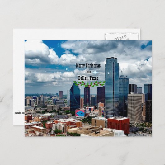 Frohe Weihnachten aus Dallas, Texas (Vorne/Hinten)