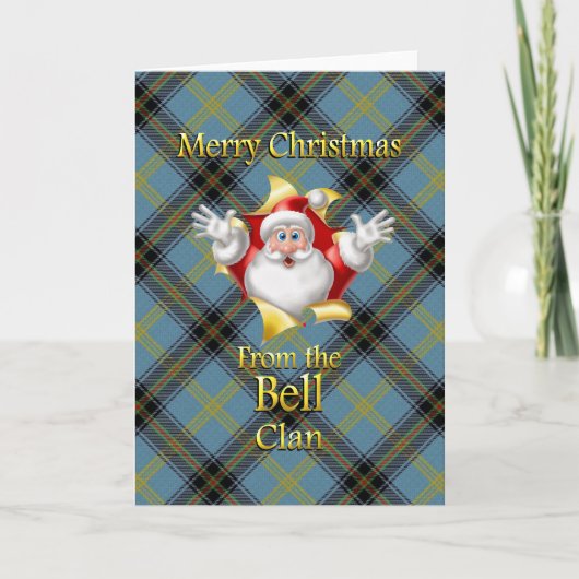 Frohe Weihnachten aus dem Bell Clan (Vorderseite)