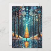 Frohe Weihnachten aus dem benutzerdefinierten Fami Einladung (Vorderseite)