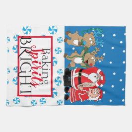 Frohe Weihnachten aus dem Claus Geschirrtuch