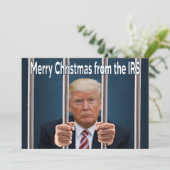 Frohe Weihnachten aus dem IRS Karte (Stehend Vorderseite)