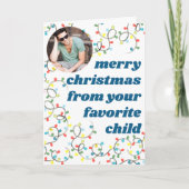 Frohe Weihnachten aus dem Lieblingskind-Foto (Vorderseite)