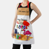 Frohe Weihnachten aus dem Muster Florida, Schürze (InSitu)