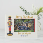 Frohe Weihnachten aus dem Nackthaus lustige Nutcra (Stehend Vorderseite)