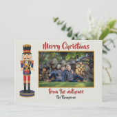 Frohe Weihnachten aus dem Nackthaus lustige Nutcra (Stehend Vorderseite)