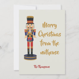 Frohe Weihnachten aus dem Nackthaus lustige Nutcra