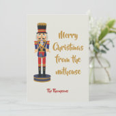 Frohe Weihnachten aus dem Nackthaus lustige Nutcra (Stehend Vorderseite)