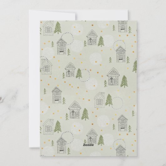 Frohe Weihnachten aus dem neuen Zuhause Vertical F (Rückseite)