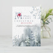 Frohe Weihnachten aus dem neuen Zuhause Winter For Ankündigung (Stehend Vorderseite)