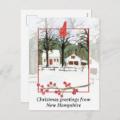 Frohe Weihnachten aus dem Winterschnee von New Ham (Vorne/Hinten)