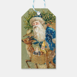 Frohe Weihnachten aus den 1900er Jahren, Vintager  Geschenkanhänger