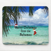 Frohe Weihnachten aus den Bahamas Mousepad (Vorne)