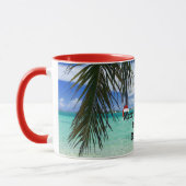Frohe Weihnachten aus den Bahamas Tasse (Links)