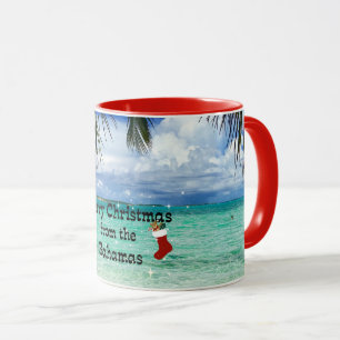 Frohe Weihnachten aus den Bahamas Tasse