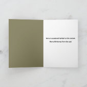 Frohe Weihnachten aus der Cat Spaß Urlaubskarte (Innenseite)